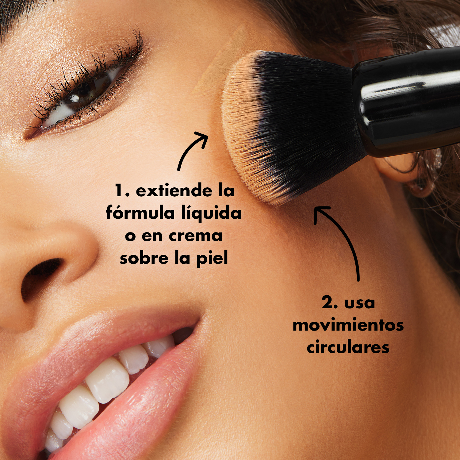 E.L.F. ULTIMATE BLENDING BRUSH (BROCHA GRANDE PARA DIFUMINAR MAQUILLAJE FACIAL)